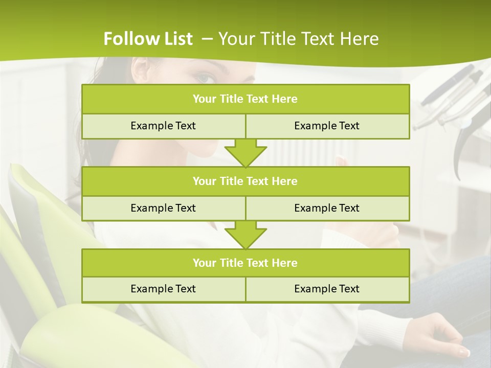 Women Medical Thumb Up PowerPoint Template