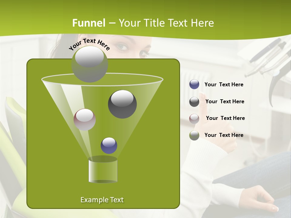 Women Medical Thumb Up PowerPoint Template