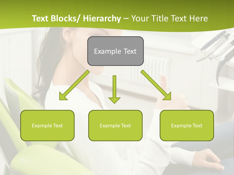 Women Medical Thumb Up PowerPoint Template