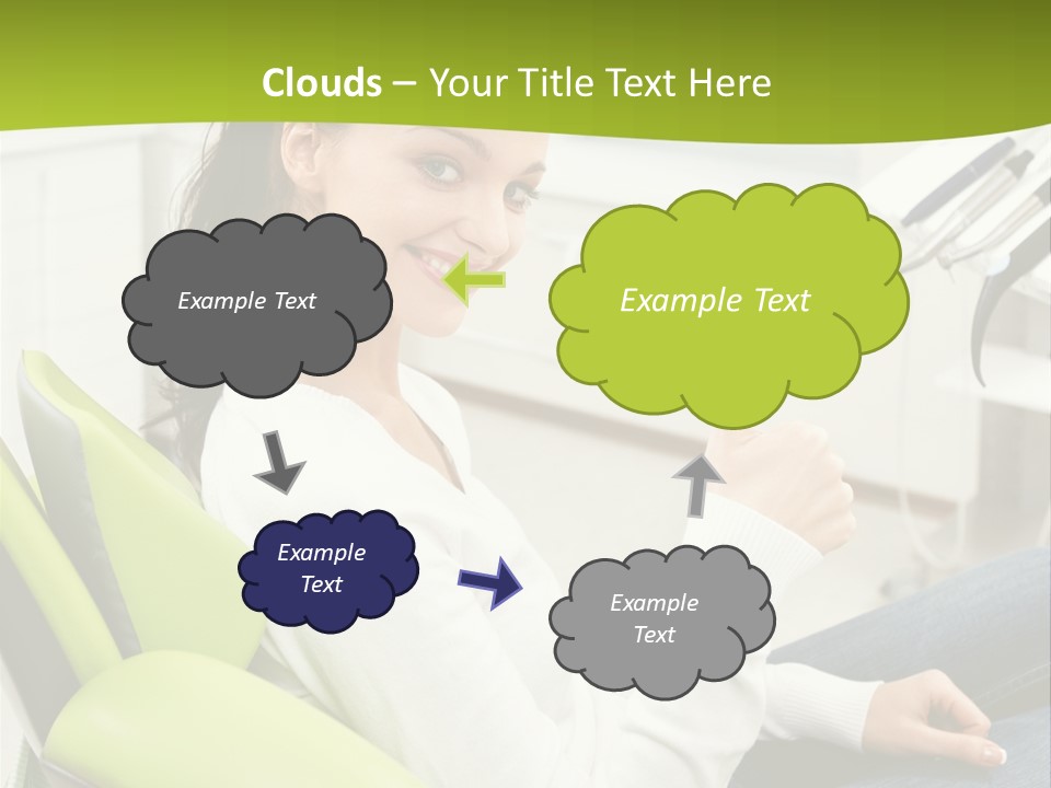 Women Medical Thumb Up PowerPoint Template