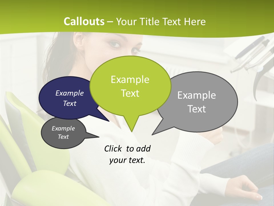 Women Medical Thumb Up PowerPoint Template