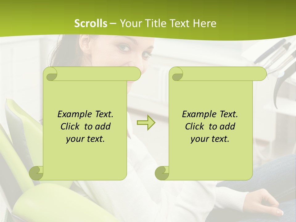 Women Medical Thumb Up PowerPoint Template