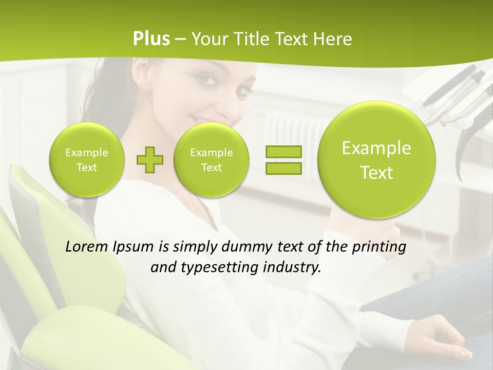 Women Medical Thumb Up PowerPoint Template