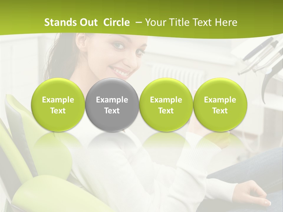 Women Medical Thumb Up PowerPoint Template