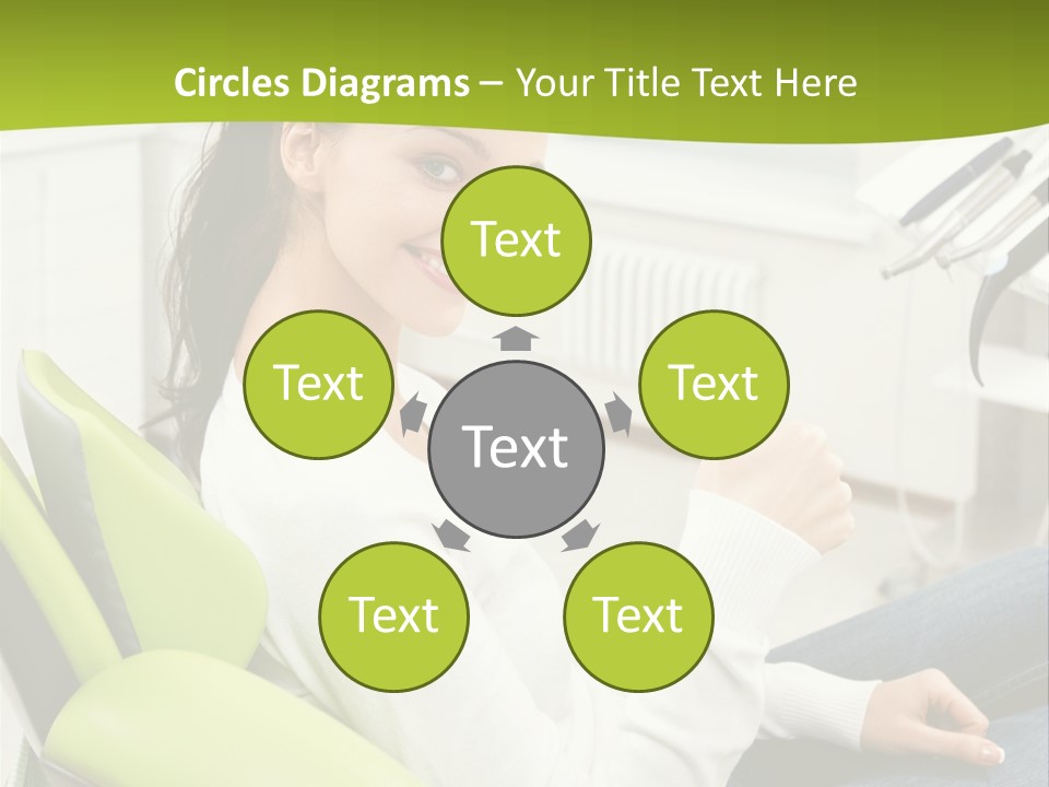 Women Medical Thumb Up PowerPoint Template