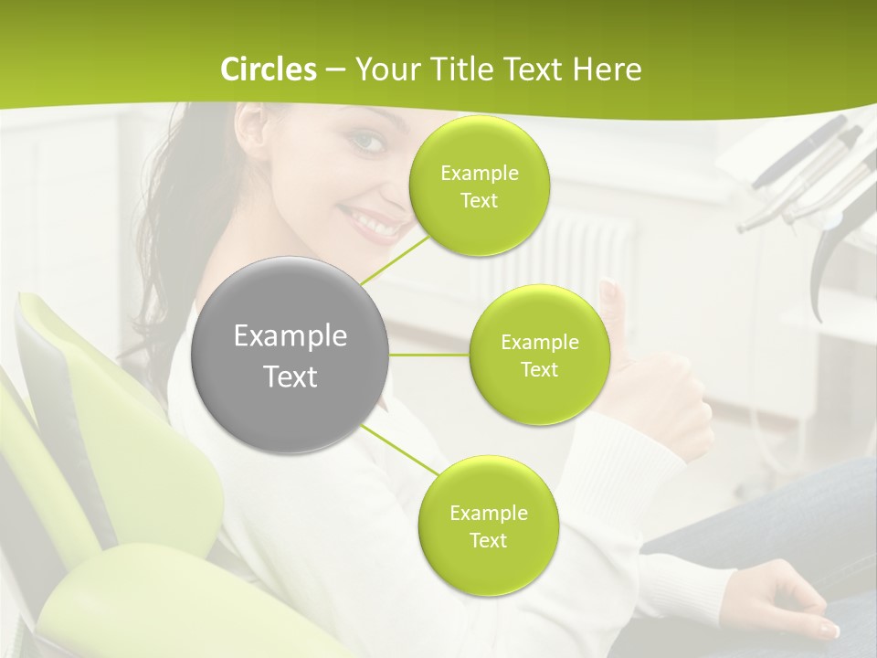 Women Medical Thumb Up PowerPoint Template