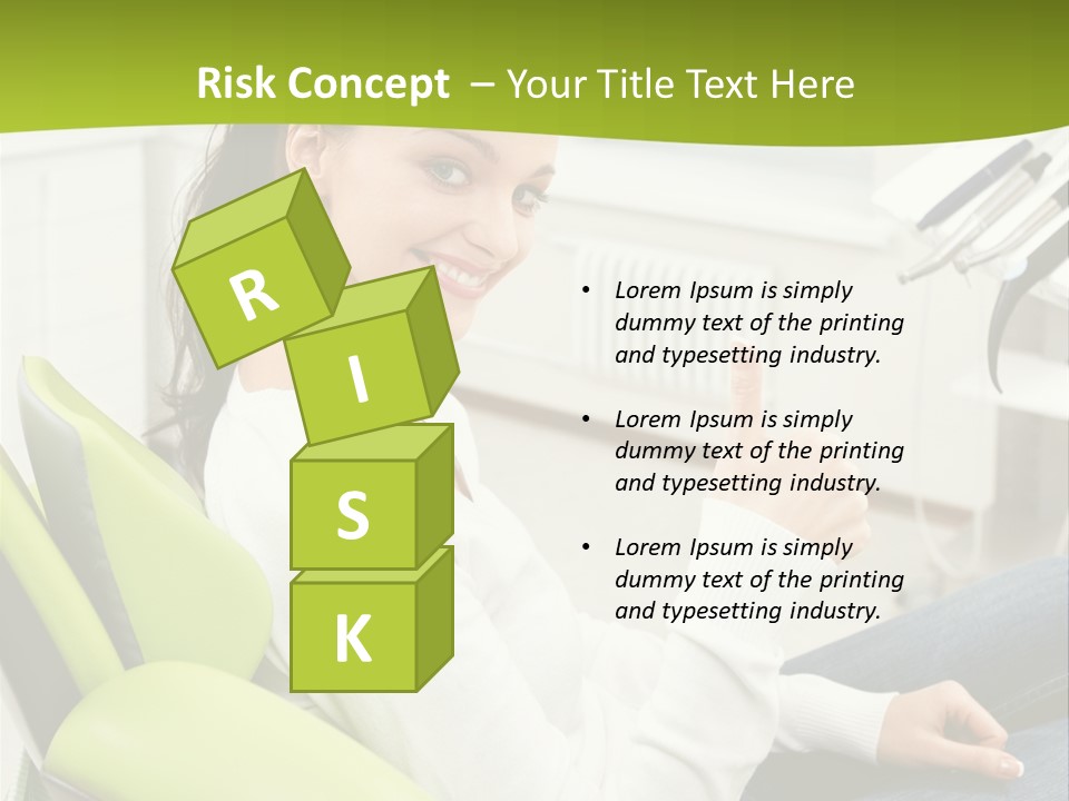 Women Medical Thumb Up PowerPoint Template