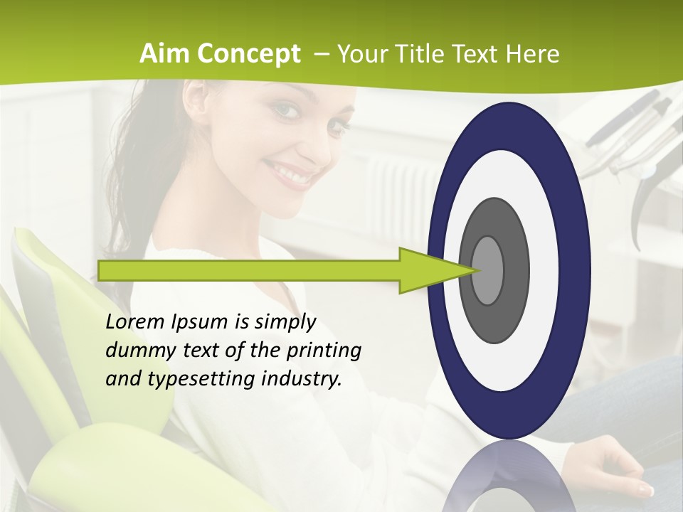 Women Medical Thumb Up PowerPoint Template