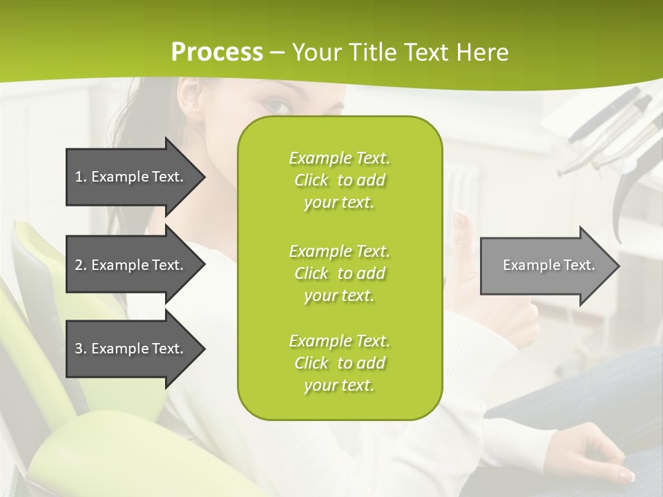 Women Medical Thumb Up PowerPoint Template