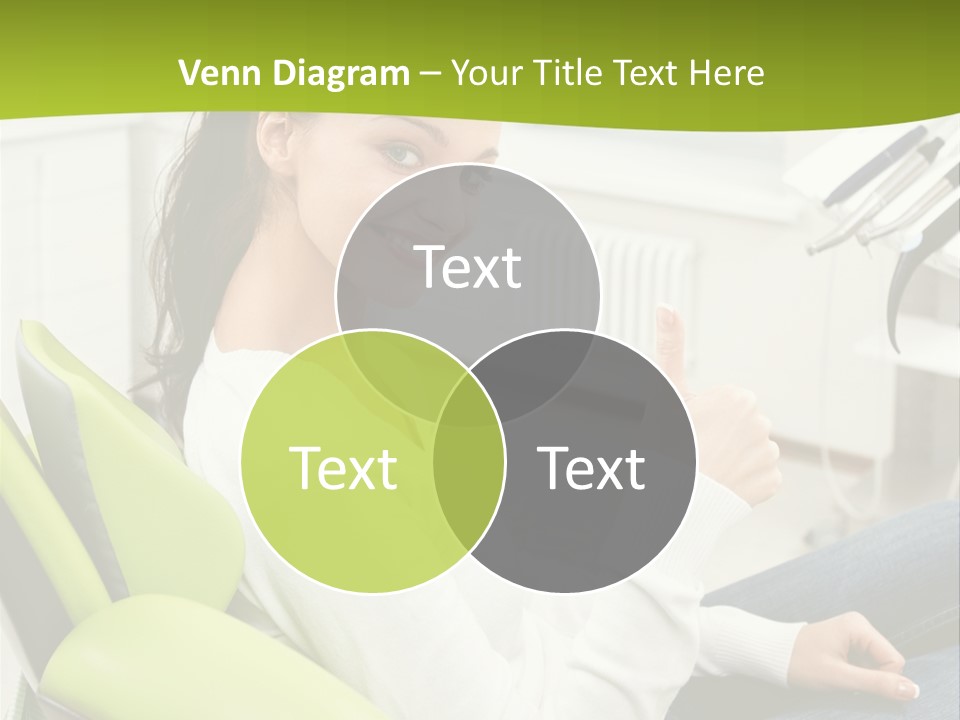 Women Medical Thumb Up PowerPoint Template