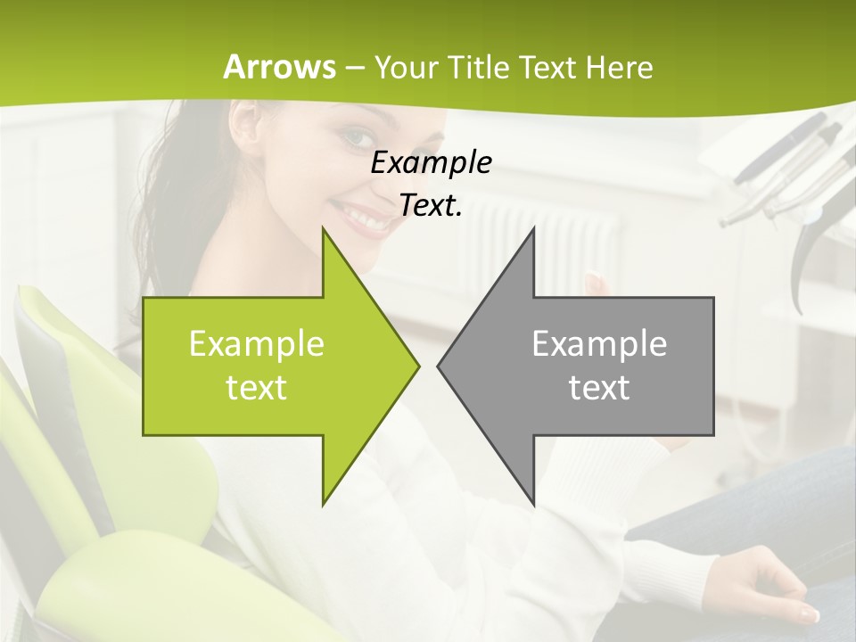 Women Medical Thumb Up PowerPoint Template