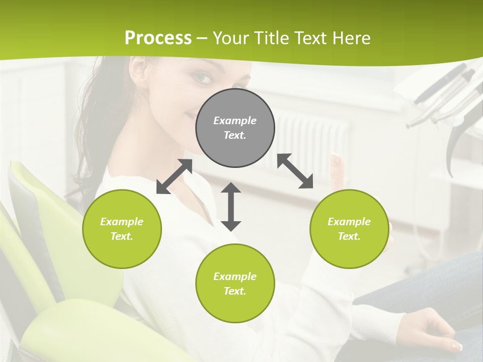 Women Medical Thumb Up PowerPoint Template