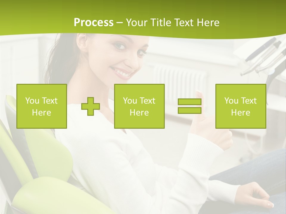 Women Medical Thumb Up PowerPoint Template