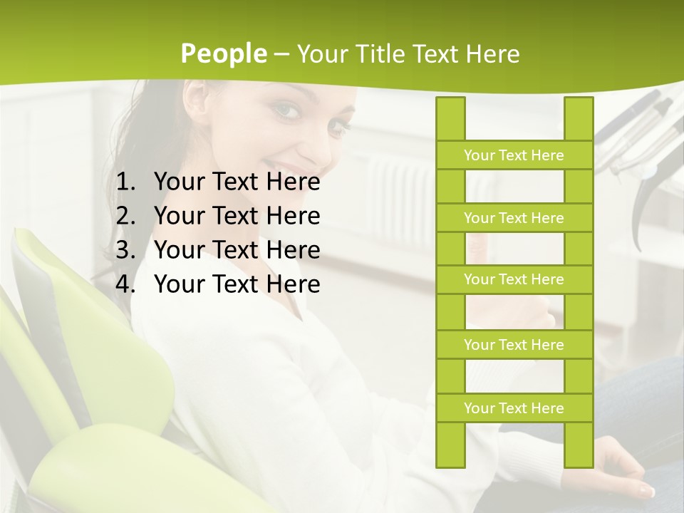 Women Medical Thumb Up PowerPoint Template