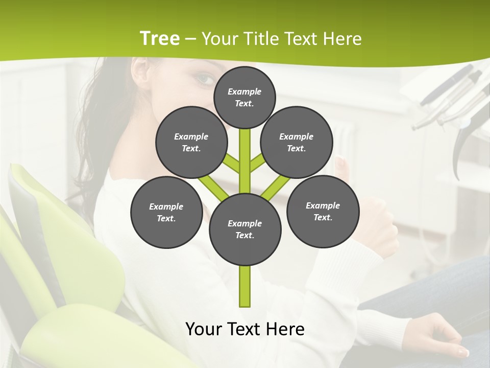 Women Medical Thumb Up PowerPoint Template