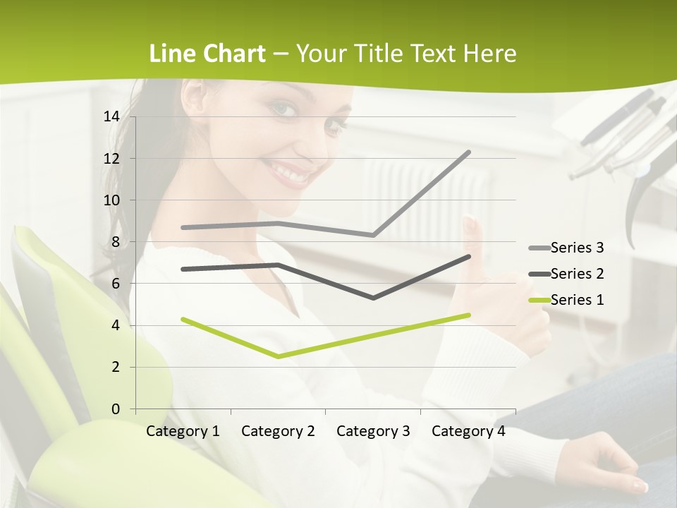 Women Medical Thumb Up PowerPoint Template