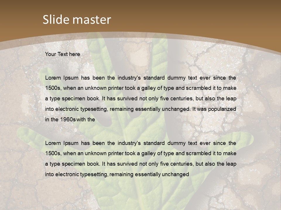 Gravity Warning Science PowerPoint Template