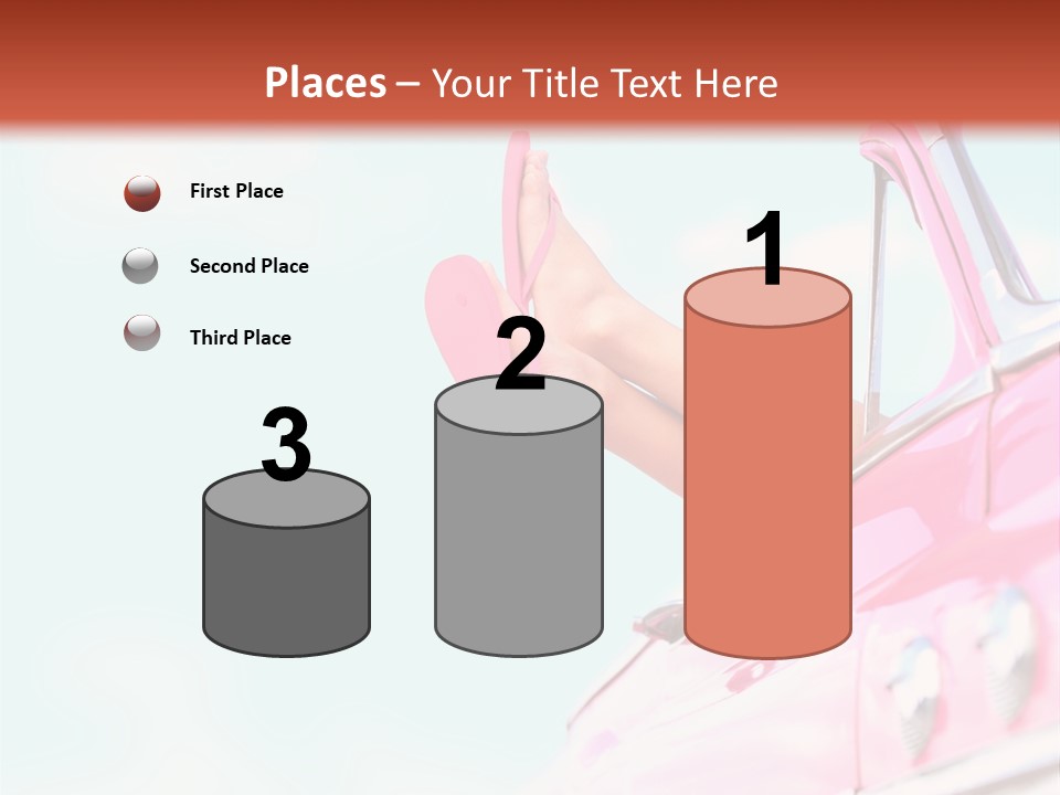 Conceptual Carefree Girl PowerPoint Template