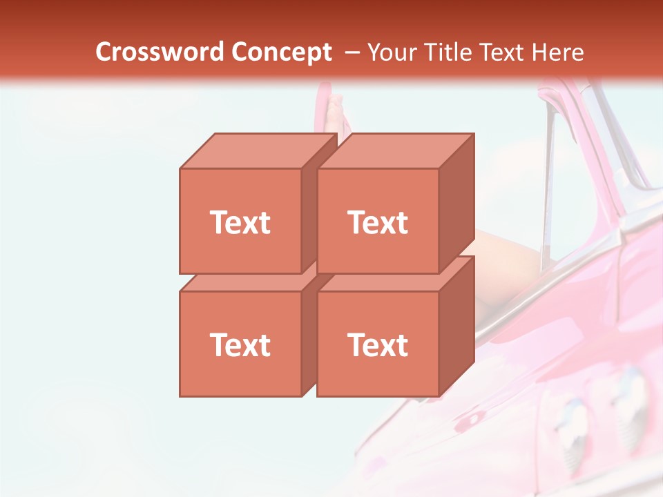 Conceptual Carefree Girl PowerPoint Template