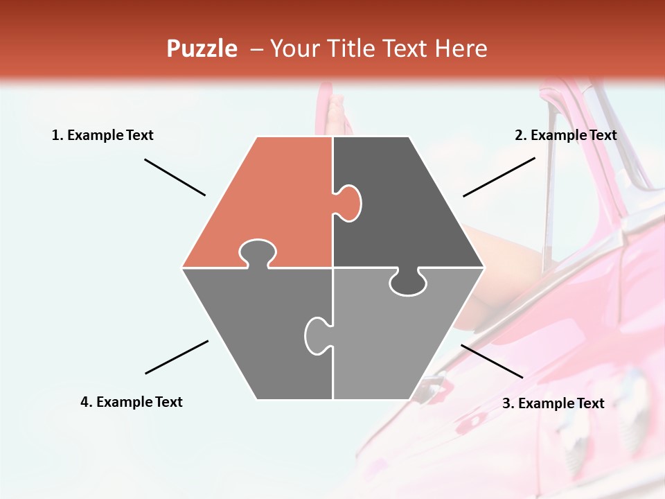 Conceptual Carefree Girl PowerPoint Template