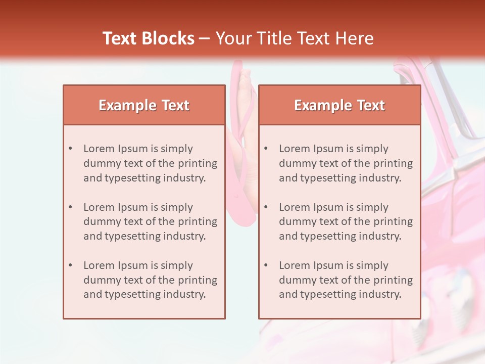 Conceptual Carefree Girl PowerPoint Template