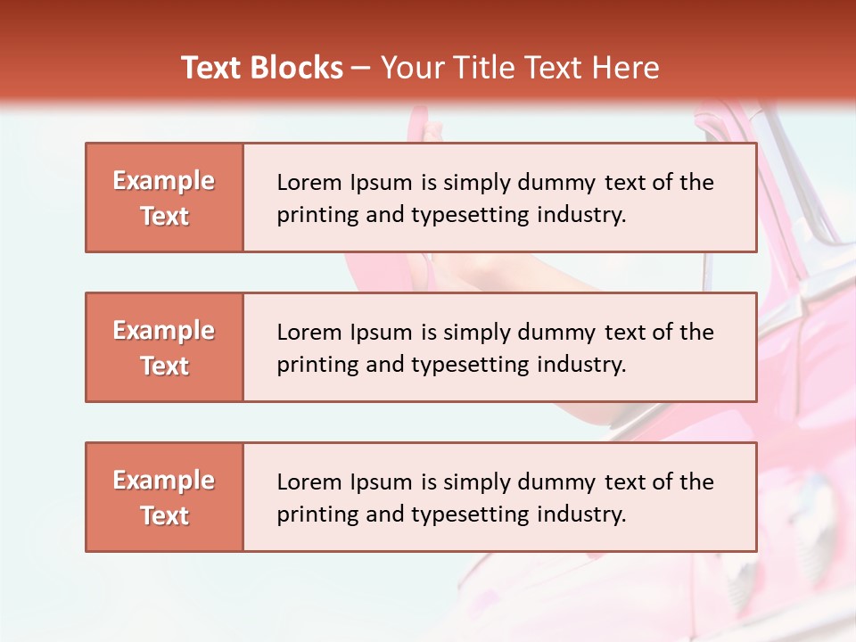 Conceptual Carefree Girl PowerPoint Template