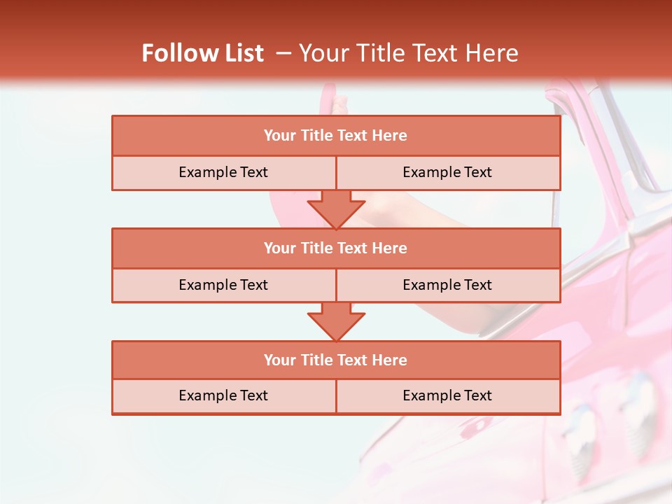 Conceptual Carefree Girl PowerPoint Template