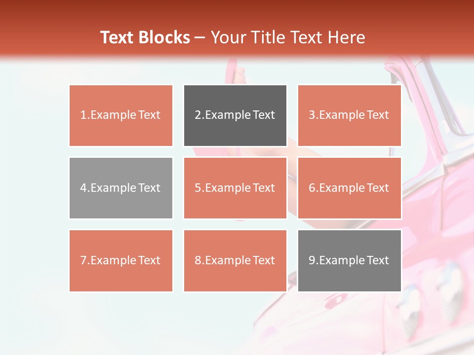 Conceptual Carefree Girl PowerPoint Template