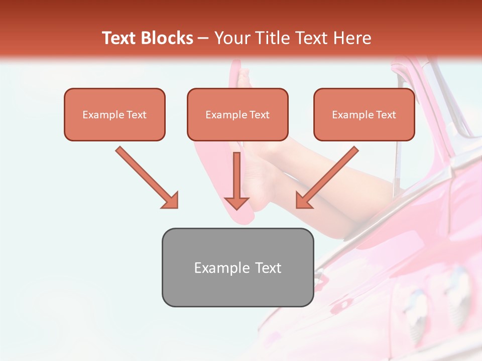 Conceptual Carefree Girl PowerPoint Template