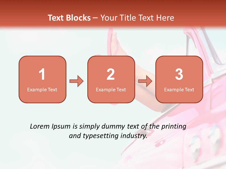 Conceptual Carefree Girl PowerPoint Template