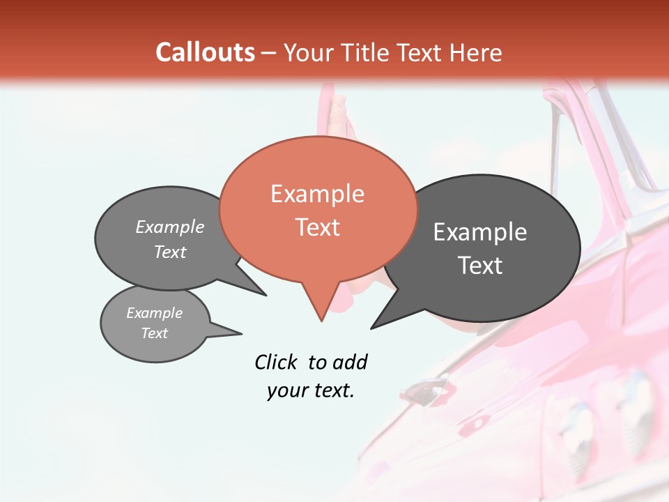 Conceptual Carefree Girl PowerPoint Template