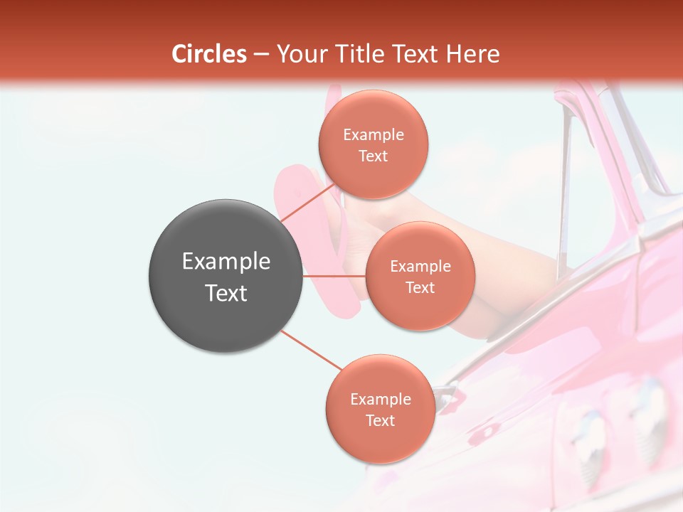 Conceptual Carefree Girl PowerPoint Template