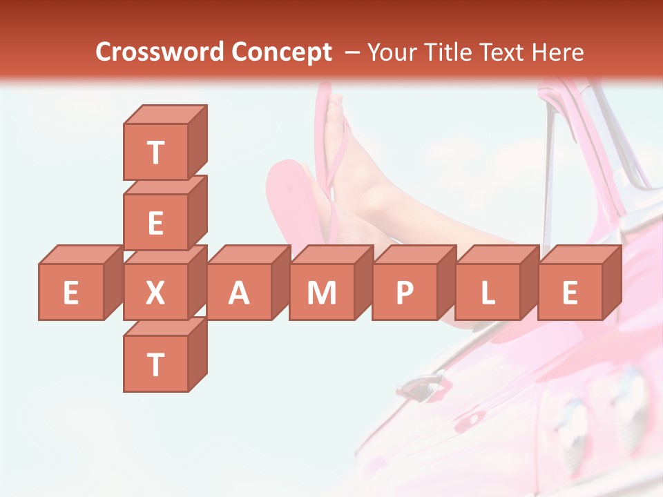 Conceptual Carefree Girl PowerPoint Template