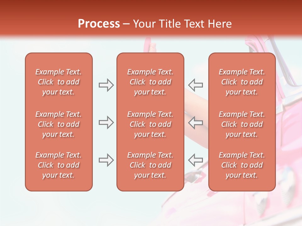 Conceptual Carefree Girl PowerPoint Template