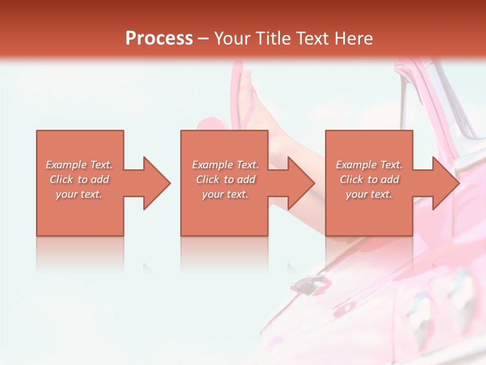 Conceptual Carefree Girl PowerPoint Template