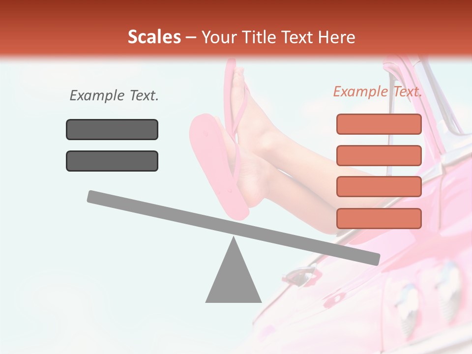 Conceptual Carefree Girl PowerPoint Template