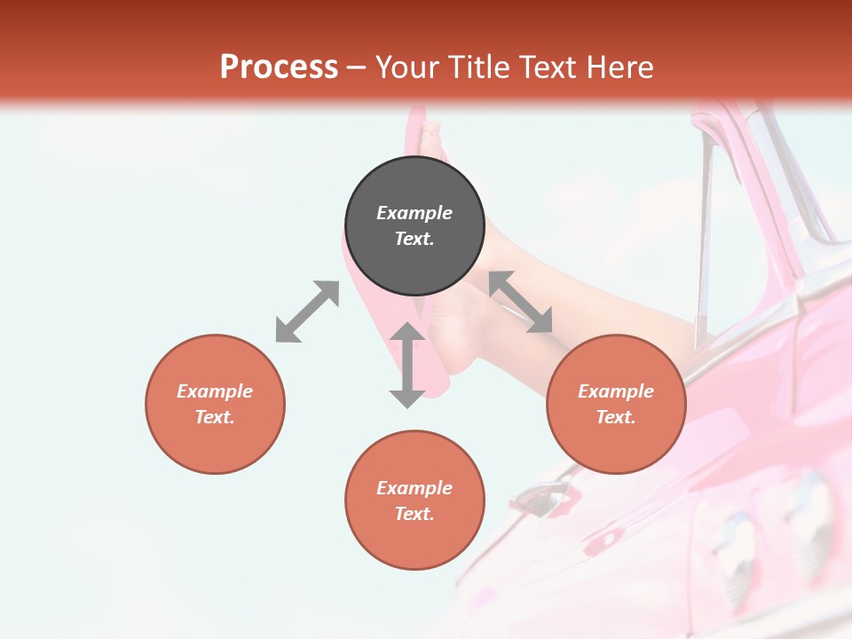 Conceptual Carefree Girl PowerPoint Template