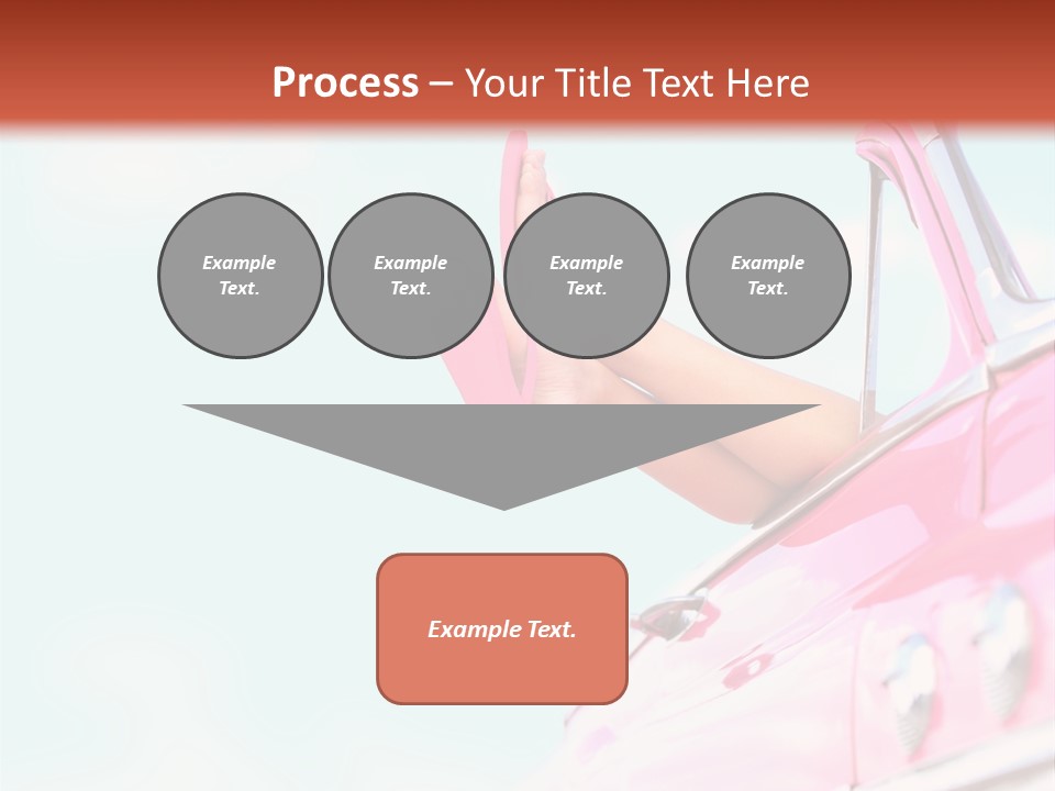 Conceptual Carefree Girl PowerPoint Template