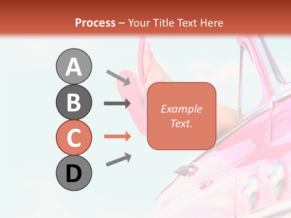 Conceptual Carefree Girl PowerPoint Template