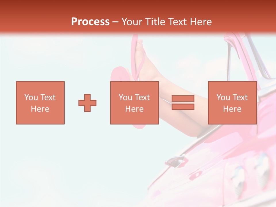 Conceptual Carefree Girl PowerPoint Template