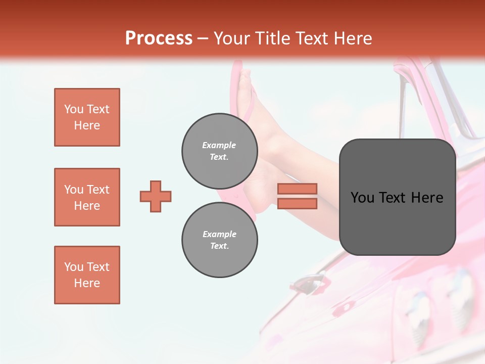 Conceptual Carefree Girl PowerPoint Template