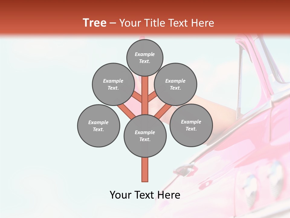 Conceptual Carefree Girl PowerPoint Template
