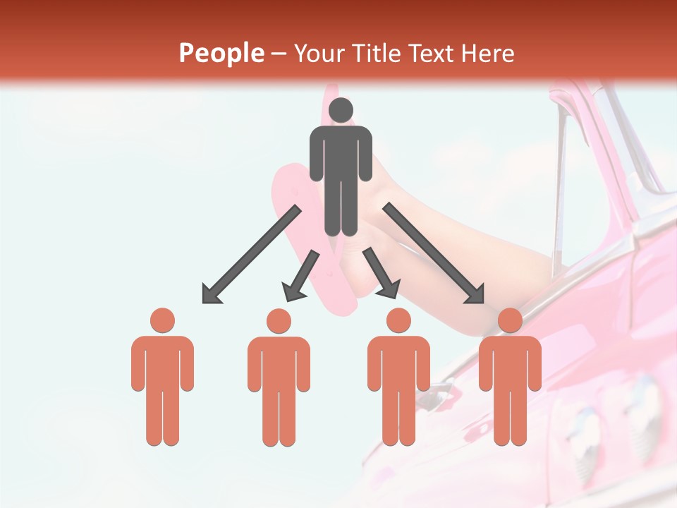 Conceptual Carefree Girl PowerPoint Template