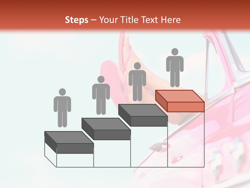 Conceptual Carefree Girl PowerPoint Template