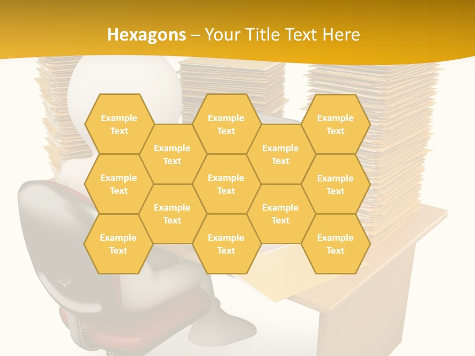 Paperwork Red Documents PowerPoint Template