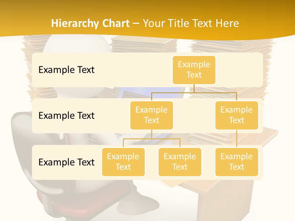 Paperwork Red Documents PowerPoint Template
