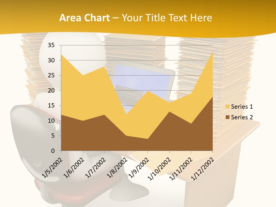 Paperwork Red Documents PowerPoint Template