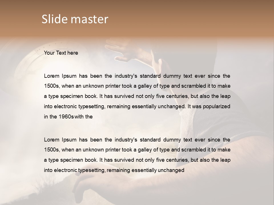 Gravity Warning Science PowerPoint Template