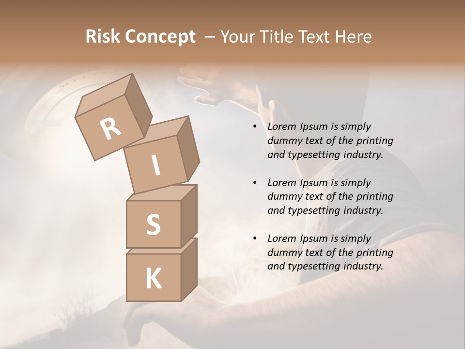 Gravity Warning Science PowerPoint Template