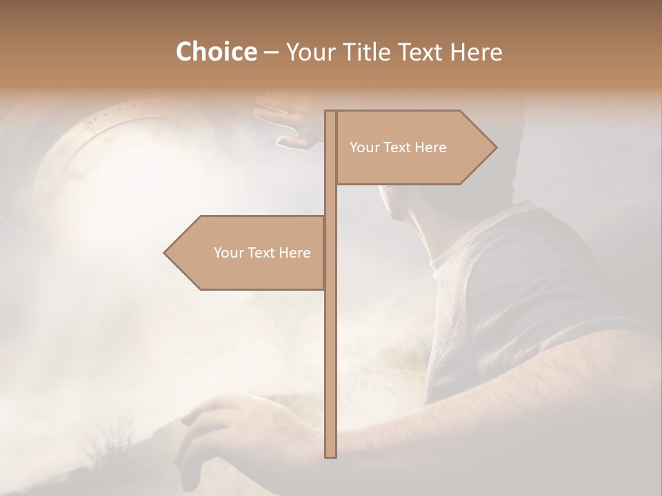 Gravity Warning Science PowerPoint Template